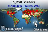 Locations of visitors to this page